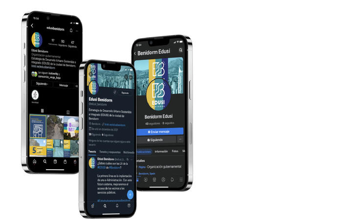 La estrategia DUSI de Benidorm lanza sus redes sociales